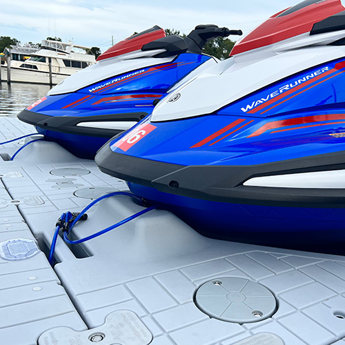 Snap Port drive-on jet ski dock sold by Florida Docks - in clearwater 