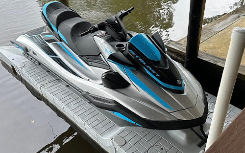 Snap Port drive-on jet ski dock sold by Florida Docks - in Tallahassee 